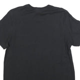 ADIDAS Mens Black Graphic T-Shirt M Short Sleeve Crew Neck Cotton Blend