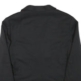 DIESEL Mens Black Wool Blend Classic Jacket M Woven Button Closure Tailored