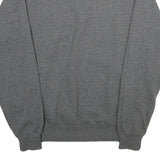 CHAMPION Mens Grey Creighton Alumni Quarter Zip Sweatshirt L Cotton Blend