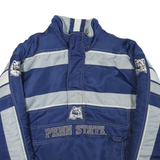 STARTER Mens Blue & Grey Penn State Zip Jacket M Polyester Blend Athletic