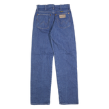 WRANGLER Womens Regular Blue Denim Rinse Jeans W26 L30 Classic Fit Straight Leg