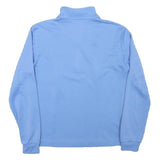 ODLO Womens Blue 1/4 Zip M Performance Sweatshirt Activewear