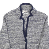 ALTUNA Womens Blue Plain Wool Blend Button Jacket XS Knit Smart Casual