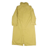 ALLEGRI Womens Yellow Cotton Long Sleeve Zip Jacket L Plain Classic