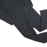 DICKIES Mens Black Cotton Blend Dungarees Regular Fit L W44 L32 Workwear