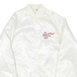 WESTARK USA Mens White Satin Button Jacket XL Polyester Blend The Heartbeat