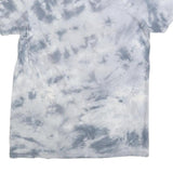 ACDC Mens Grey Tie Dye Graphic T-Shirt M Short Sleeve Crew Neck Rock Band