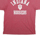 COLOSSEUM Mens Red Indiana Hoosiers T-Shirt L Short Sleeve Crew Neck Cotton