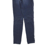 GUESS Womens Jeans Blue Slim Skinny Denim Medium W30 L30 Stylish Zip Fastening