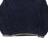 FILA Womens Navy Blue Polyester Blend Zip Jacket 2XL Fleece Casual Outerwear