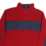 CHAPS Mens Red & Navy Classic Jacket L Polyester Zip Outdoor Casual