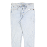 LEVI'S 501S Womens Jeans Blue Slim Skinny Denim Light W26 L28 Classic Button