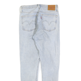 LEVI'S 501S Womens Jeans Blue Slim Skinny Denim Light W26 L28 Classic Button
