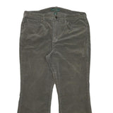 LAUREN RALPH LAUREN Womens Regular Olive & Brown Regular Fit Straight Leg