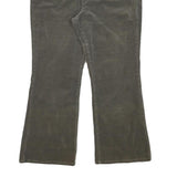 LAUREN RALPH LAUREN Womens Regular Olive & Brown Regular Fit Straight Leg