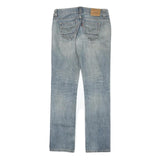 LEVI'S Womens Jeans Blue Slim Straight Denim Medium W29 L30 Stylish Faded Look
