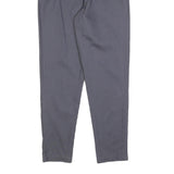 VINTAGE STUDIO Womens Cotton Blend Grey Regular Fit Straight Leg Trousers W30