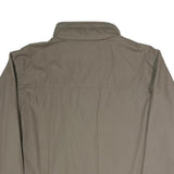 COLUMBIA Mens Beige Outdoor Jacket XL Polyester Blend Plain Zip Casual