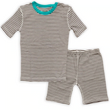 100% Organic Cotton Shortie Pajamas for Kids: Stripes - Final Sale