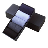 Anyfootwear 5 Pairs Men's Casual Business Socks Size 6-10 High Quality Cotton Breathable Elastic Solid Color Dress Socks