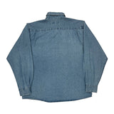 Wrangler Denim Shirt - XL Light Wash Cotton