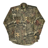 Cabelas Flannel Shirt - Large Camo Cotton