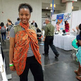 Ethical Luxury Wrap by Women Artisans - Hand-Embroidered Silk Shawl