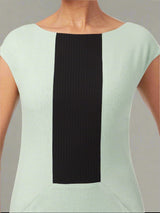 BROOK | Pin-Tuck Panel Shift Dress