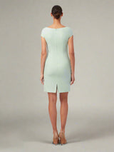 BROOK | Pin-Tuck Panel Shift Dress