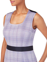 ACACIA | Panelled Jacquard Jersey Dress