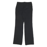 TOMMY HILFIGER Womens Black Regular Fit Straight Leg Trousers W28 L30