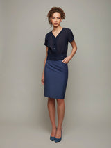 LUTEA | Buttoned-Down Raglan Blouse