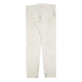 CARHARTT Mens Cotton Blend Beige Slim Straight Trousers W31 L32 Casual Workwear