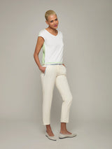 PURSELANE | Reversible V-neck Tee
