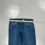 Orange Tab Levis Jeans - 34W 30L Blue Denim