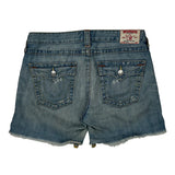 True Religion Denim Shorts - 34W US 8 Blue Denim