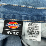 Dickies Carpenter Jeans - 33W 34L Blue Cotton