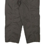 TRIBAL Womens Shorts Brown Cargo L W32 Cotton Blend Casual Utility