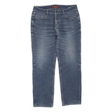 DICKIES Womens Regular Fit Blue Denim Jeans W36 L30 Cotton Blend Zip Pocket