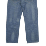 LEVI'S Mens Regular Blue Denim Classical Fit Cotton Jeans W34 L26 Zip Closure