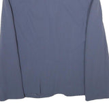 ISABEL ARDEE Womens Blue Button Jacket M Synthetic Classic Tailored