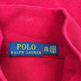 Polo By Ralph Lauren 1/4 Zip - 2XL Red Cotton