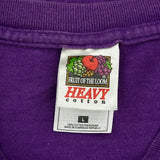Baltimore Ravens Fruit Of The Loom Nfl T-Shirt - Large Purple Cotton