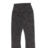 LULULEMON Womens Joggers Black & Pink Slim Skinny M W18 L25 Activewear Leggings