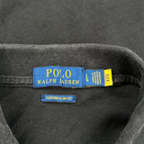 Polo By Ralph Lauren Slim Fit Polo Shirt - Large Black Cotton