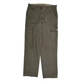 Wrangler Cargo Cargo Trousers - 33W 34L Grey Cotton
