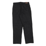 LEE Womens Relaxed Black Denim Jeans W28 L28 Classic Cotton Blend Zip