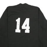 RUSSELL ATHLETIC Mens Black Liberty Baseball Graphic T-Shirt Long Sleeve Crew
