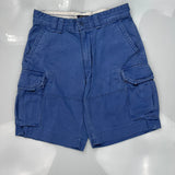 Polo By Ralph Lauren Cargo Shorts - 31W 9L Blue Cotton