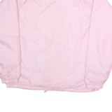 AUGUSTA Womens Pink Jacket L Polyester Plain Button Closure Lightweight